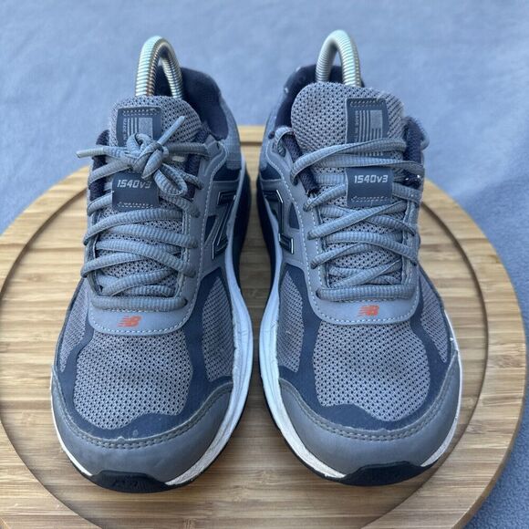 New Balance 1540v3 Running Shoes Womens Size 6 D (Wide) Gray‎ Blue Made in USA - Picture 2 of 11